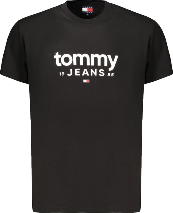 Tommy Hilfiger Tommy Hilfiger Black Cotton Mens T-Shirt