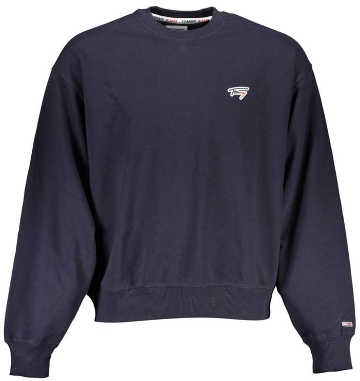 Tommy Hilfiger Tommy Hilfiger Blue Cotton Men Sweatshirt