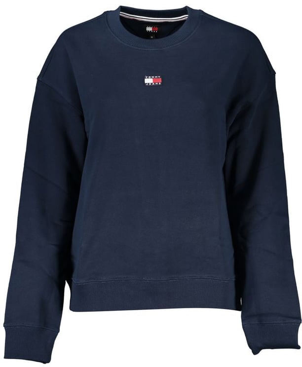 Tommy Hilfiger Tommy Hilfiger Blue Cotton Women Sweatshirt