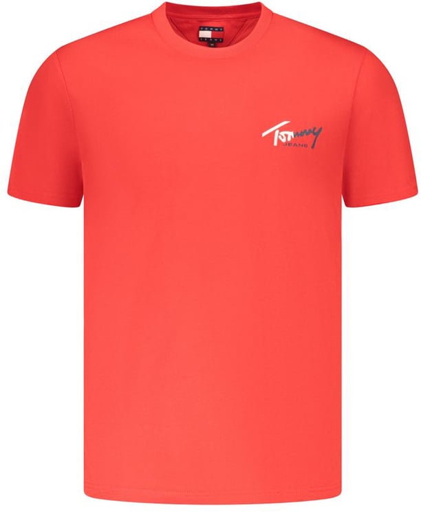 Tommy Hilfiger Tommy Hilfiger Red Cotton Mens T-Shirt