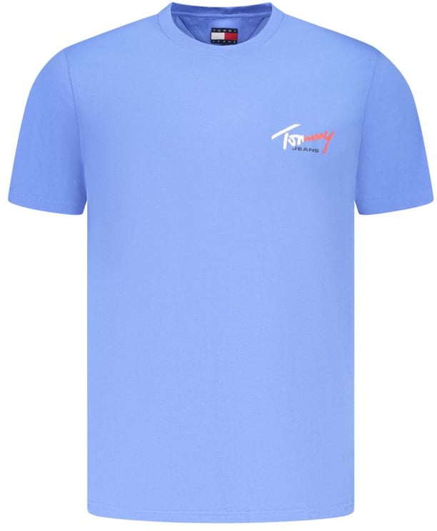 Tommy Hilfiger Tommy Hilfiger Azzurro Cotton Uomo T-Shirt