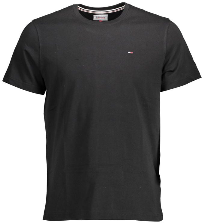 Tommy Hilfiger Tommy Hilfiger Black Organic Cotton Men T-Shirt