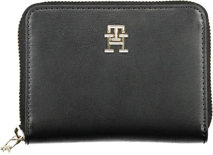 Tommy Hilfiger Tommy Hilfiger Black Polyurethane Women Wallet
