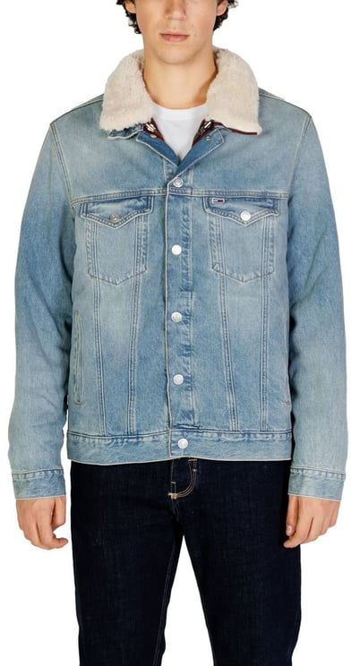 Tommy Hilfiger Tommy Hilfiger Jeans Light Blue Cotton Denim Jacket