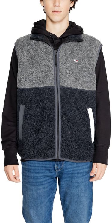 Tommy Hilfiger Tommy Hilfiger Jeans Black Recycled Polyester Sleeveless Jacket