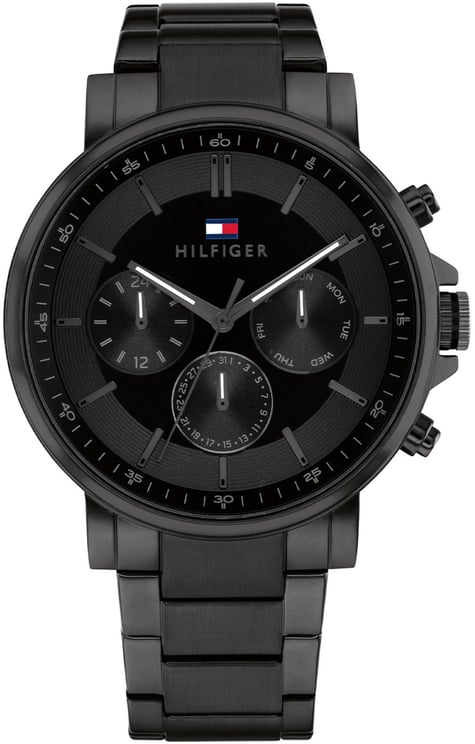 Tommy Hilfiger Tommy Hilfiger TH1710590 Horloge Heren Zwart 44mm