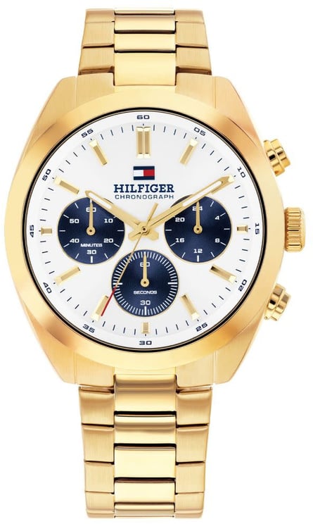 Tommy Hilfiger Tommy Hilfiger TH1710723 Horloge Heren Goudkleurig 40mm