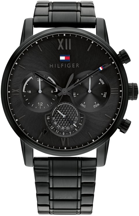 Tommy Hilfiger TH Sullivan hrn stl zw stl zw 44mm