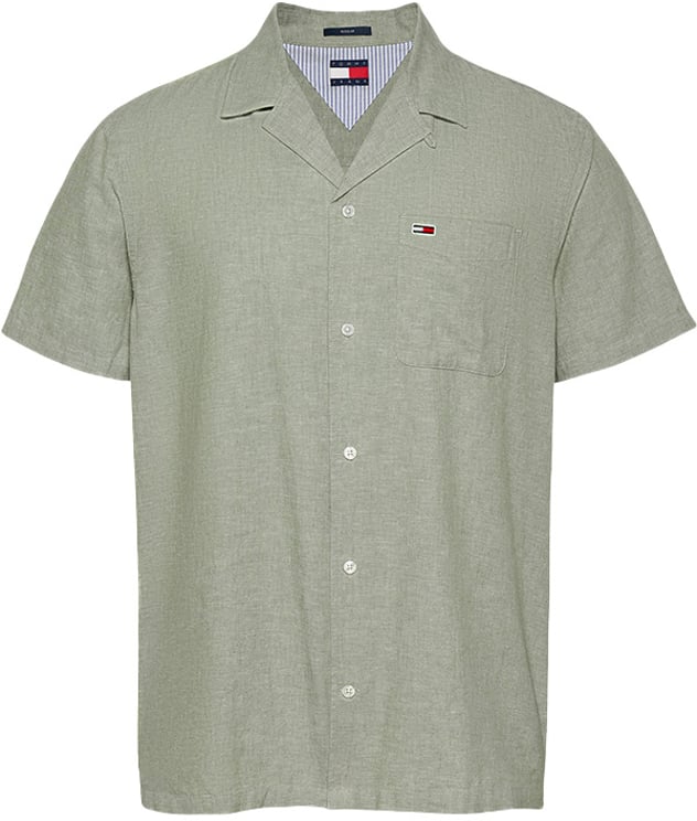 Tommy Jeans Tommy Jeans Linen Blend Camp SS Shirt