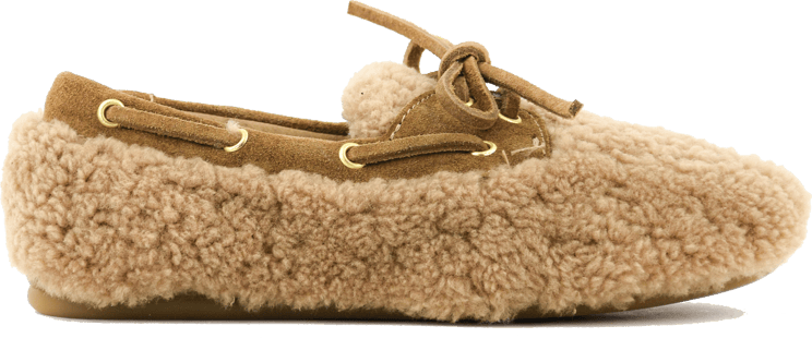 Toral Neige Moccasin Fur Beige