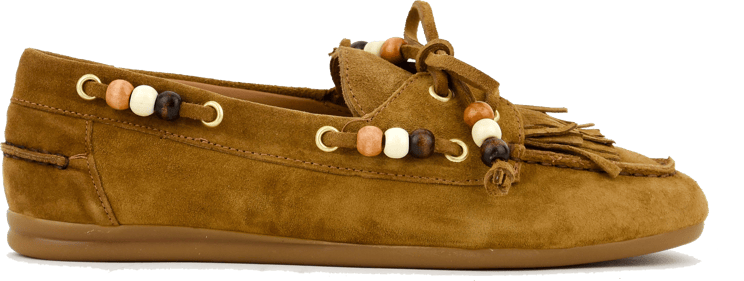 Toral Boat Shoe Fringes Tan