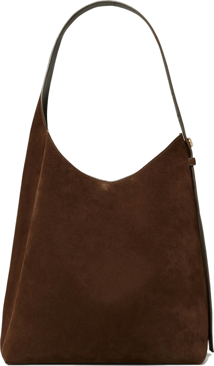 Tory Burch Romy Hobo Dark Cocoa