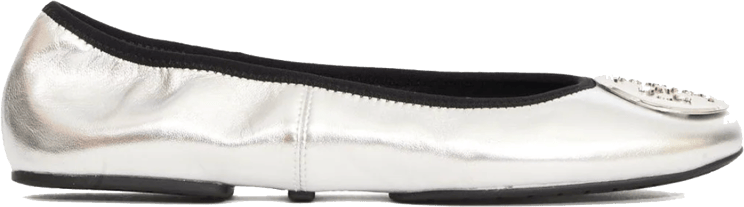 Tory Burch Reva Travel Ballet Silver