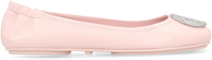 Tory Burch Minnie Travel Leather ballet flats