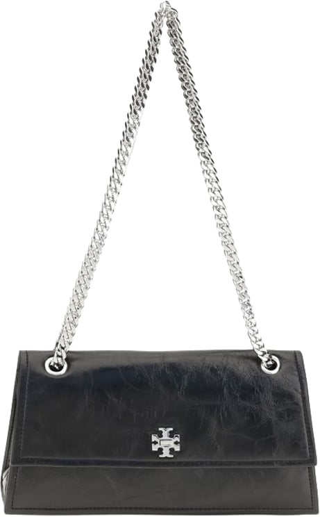 Tory Burch Tory Burch Black Suede Leather Shoulder Bag