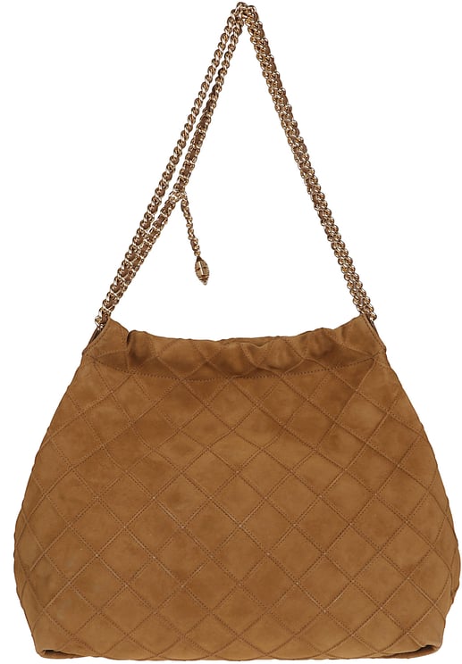 Tory Burch TORY BURCH FLEMING SUEDE HOBO BAG
