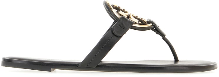 Tory Burch Tory Burch Black leather Miller sandals