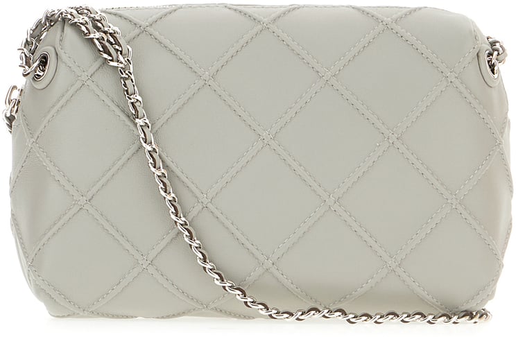 Tory Burch Tory Burch Grey nappa leather crossbody bag
