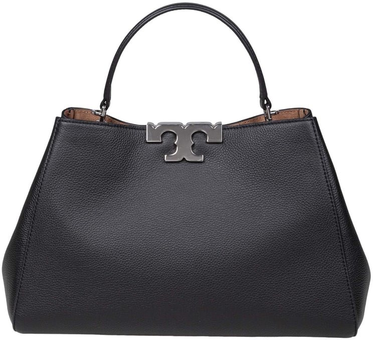 Tory Burch Tory burch eleanor satchel leather bag, black