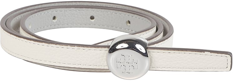 Tory Burch Romy Reversible Belt White