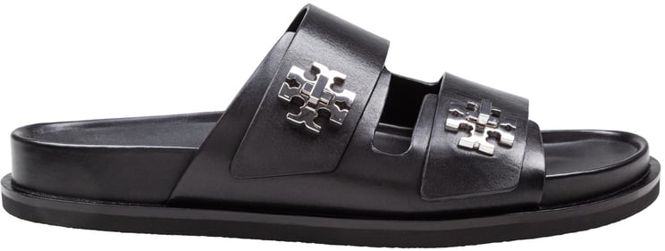 Tory Burch Tory burch sport slide sandal in leather color black