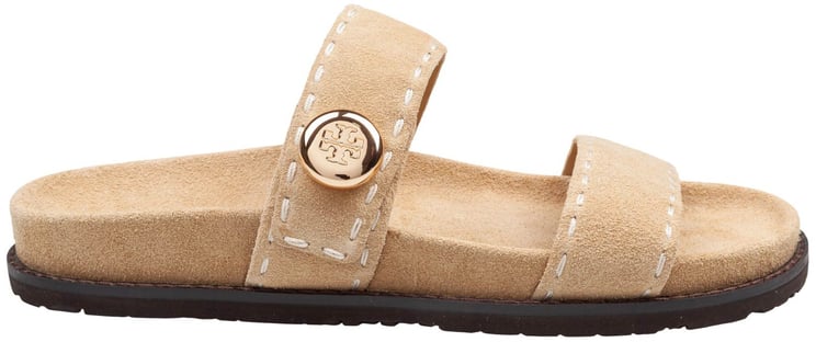 Tory Burch Tory burch romy sport suede slide, sand color