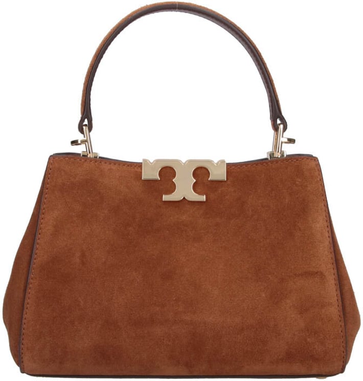 Tory Burch Brown Eleanor Mini Suede Bag