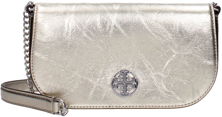 Tory Burch Tory Burch Gold Leather Crossbody Bag