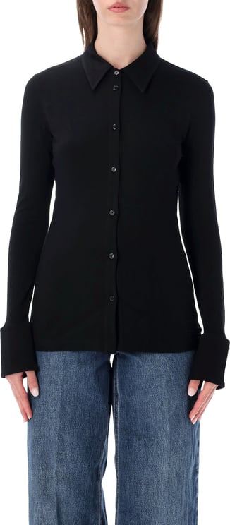 Toteme Fitted Jersey Shirt Nero