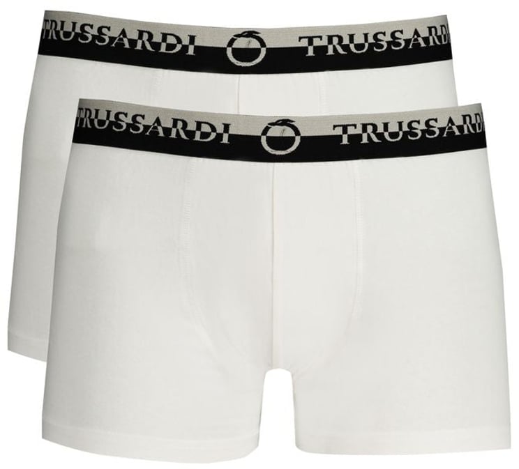 Trussardi Trussardi White Cotton Men's Boxer Brief