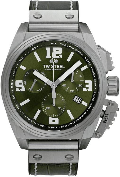 TW Steel TW Steel TW1116 Canteen Swiss Chronograaf Herenhorloge 46mm