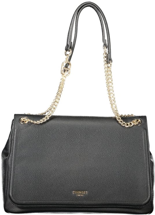 Twin-set Twinset Nero Polyurethane Women Shoulder Bag