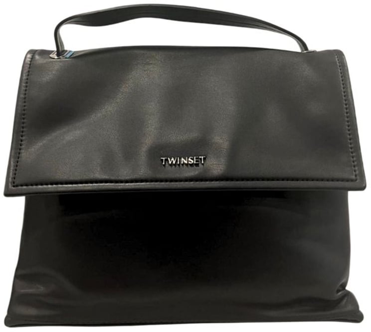 Twin-set Twinset Black PU Women Handbag