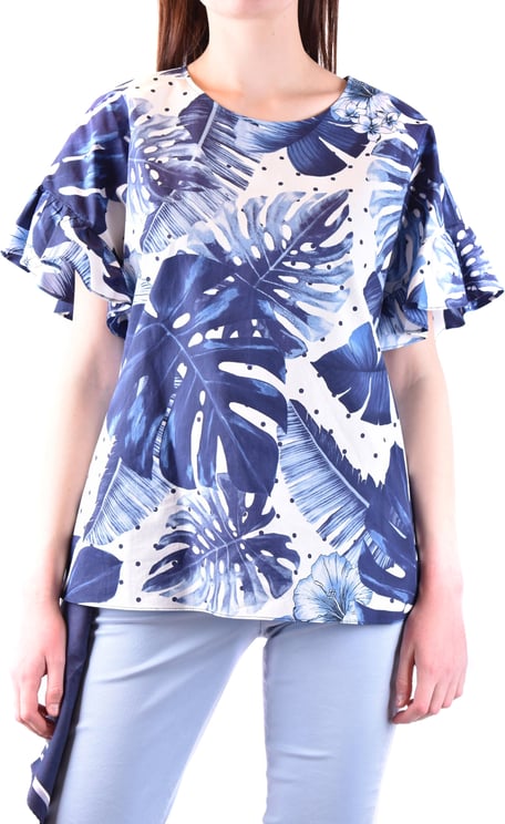 Twin-set Tshirt Short Sleeves Blue