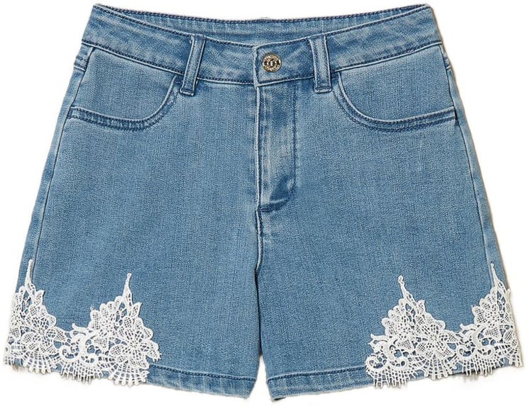 Twin-set Shorts Denim Blue