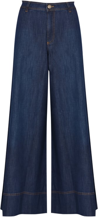 Twin-set Trousers Denim Scuro