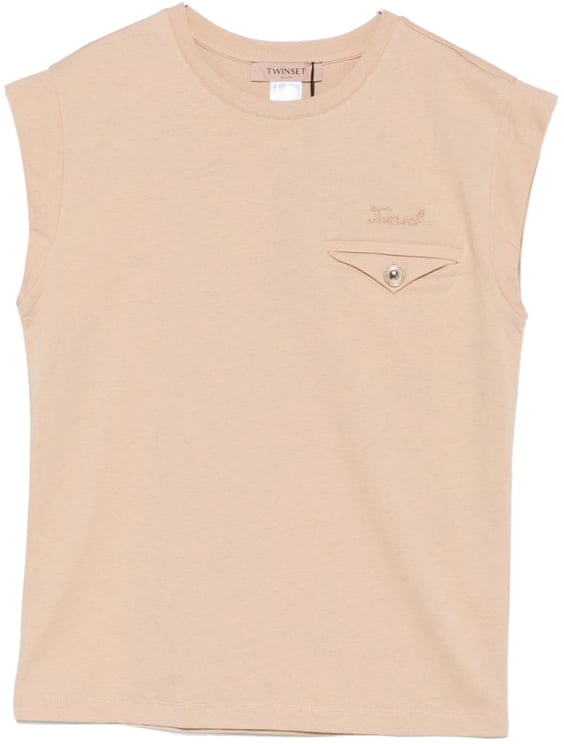 Twin-set T-Shirts And Polos Beige