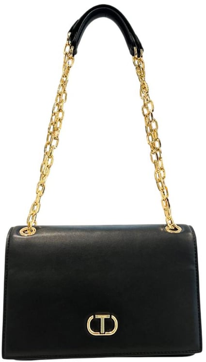 Twin-set Twinset Black PU Women Crossbody Bag