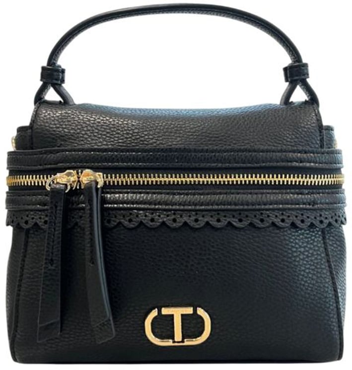 Twin-set Twinset Black PU Women's Handbag
