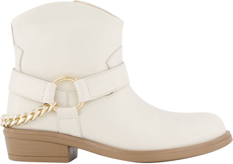 Twin-set Twinset Meisjes Laarzen In Ecru