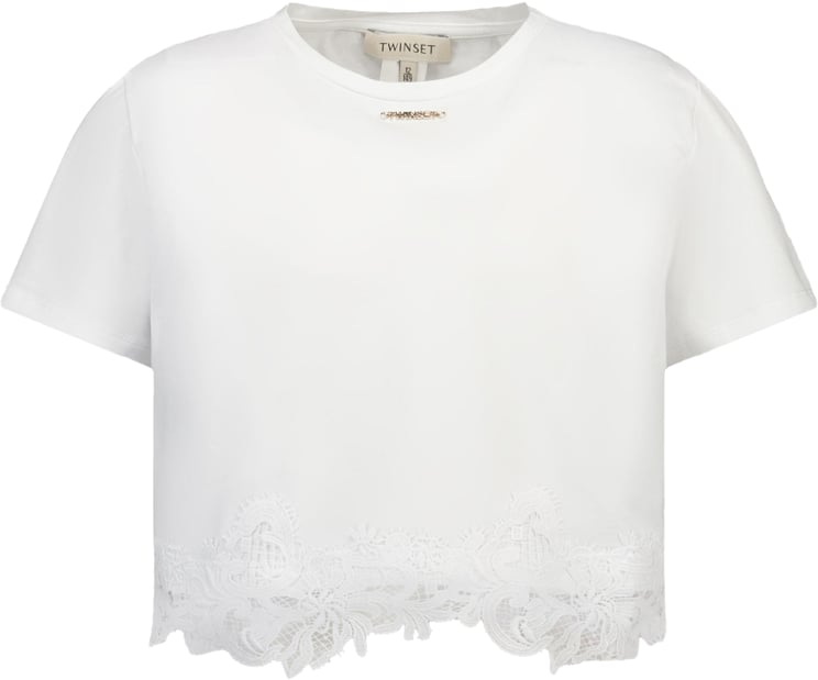 Twin-set Twinset Kinder Meisjes T-Shirt In Wit