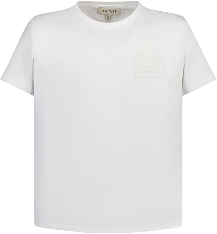 Twin-set Twinset Kinder Meisjes T-Shirt In Wit