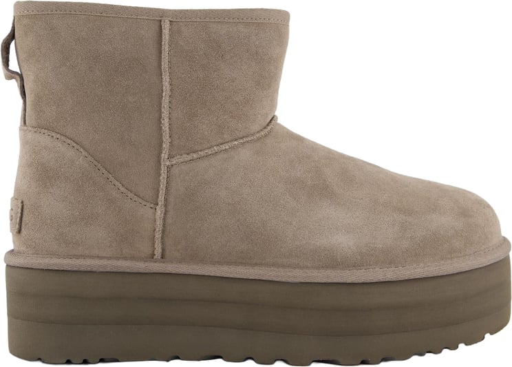 UGG UGG Dames Mini Platform Smoke Plume enkellaarsjes