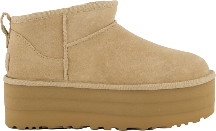 UGG UGG Dames UltraMini Platform Sand enkellaarsjes