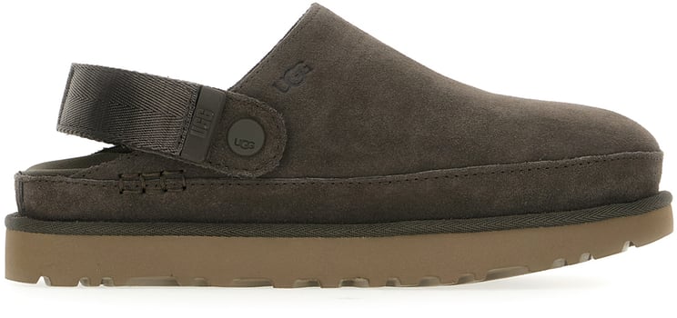 UGG Ugg Charcoal suede Goldenstar slippers