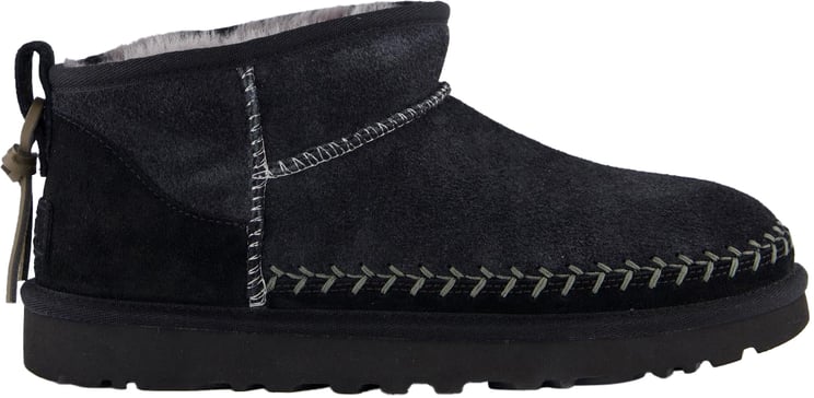 UGG Dames Ultra Mini Biarritz Zwart
