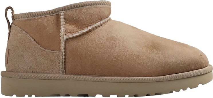 UGG KLASSIEKE ULTRA MINI ENKELBOOTJES LICHTBIJIGE