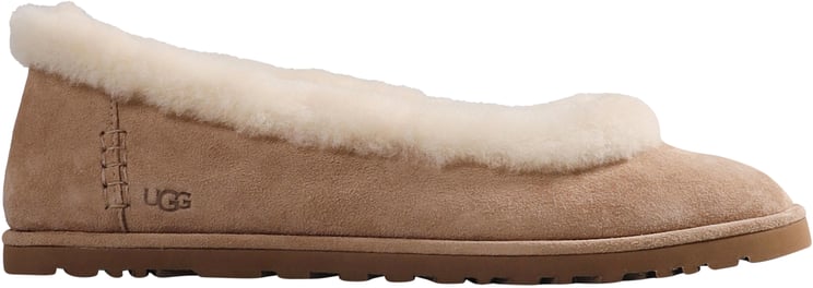 UGG W ZORA BALLET PLAT ZAND