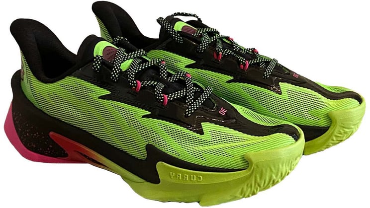 Under Armour Under Armour Curry Series 7 Basketbalschoen Groen