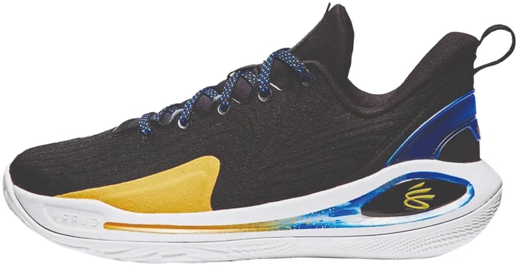 Under Armour Under Armour Curry 12 GS  Basketbalschoen Zwart/Blauw/Geel